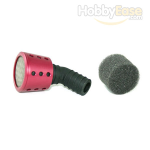 Red Aluminum 1/10 Air Filter(Taper)