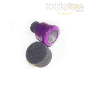 Purple Aluminum 1/8 High Flow Air Filter