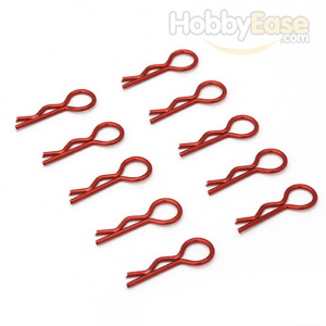 Red Small-ring Body Clips 10PCS