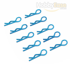 Blue 20° Small-ring Boby Clips 10PCS