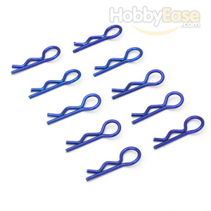 Navy-blue 20° Small-ring Boby Clips 10PCS
