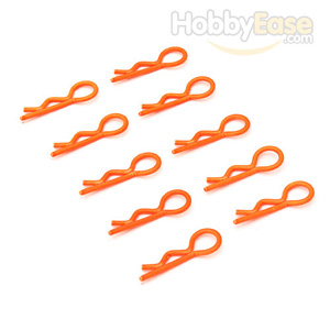 Orange 20° Small-ring Boby Clips 10PCS