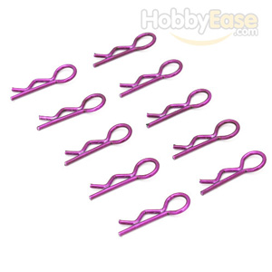 Purple 20° Small-ring Boby Clips 10PCS