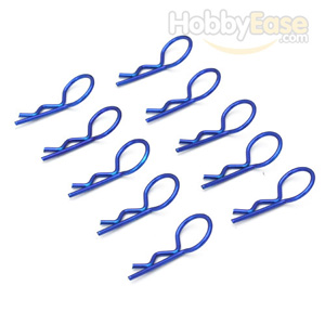 Navy-blue 20° Medium-ring Boby Clips 10PCS