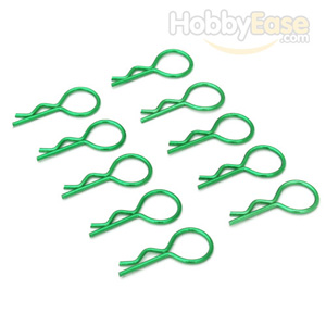 Green Medium-ring Body Clips 10PCS