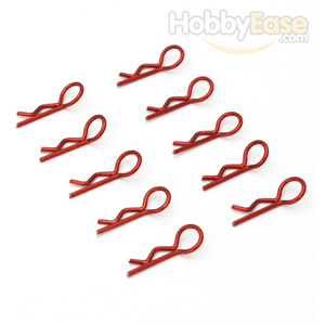 Red 45° Small-ring Body Clips 10PCS