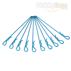 Blue Long Thickened Body Clips 10PCS