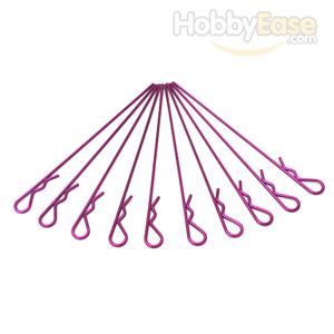 Purple Long Thickened Body Clips 10PCS