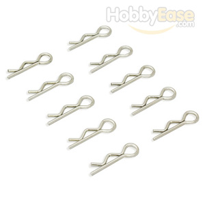 Plated Small-ring Body Clips 10PCS