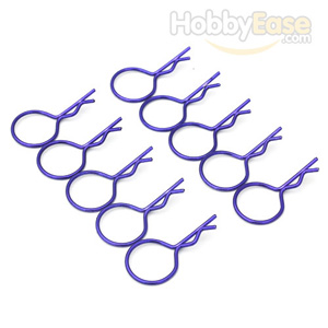 Navy-blue 20° Large-ring Body Clips 10PCS