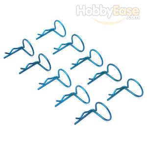 Navy-blue 90° Large-ring Body Clips 10PCS