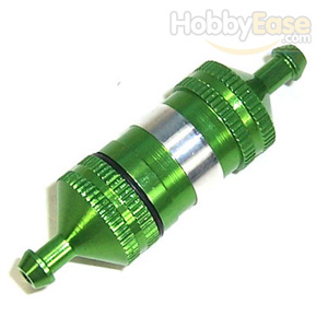 Green Aluminum 1/8 Fuel Filter