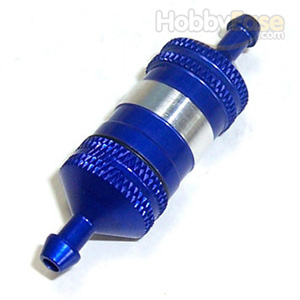 Navy Blue Aluminum 1/8 Fuel Filter