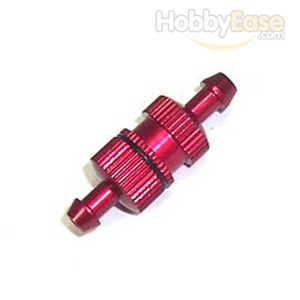 Red Aluminum 1/10 Fuel Filter - Type B