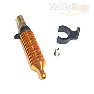 Golden Aluminum Nitro Engine Negative Pressure Tube Heat Sink(Ø12*63mm)