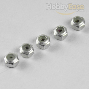 Silver Aluminum 2mm Lock Nut