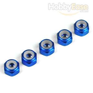 Blue Aluminum 3mm Lock Nut