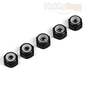 Black Aluminum 3mm Lock Nut