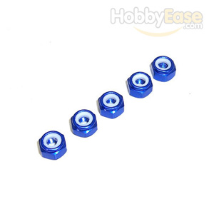 Blue Aluminum 4mm Lock Nut