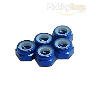 Blue Aluminum 5mm Lock Nut