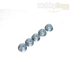 Titanium Color Aluminum 2mm Flanged Lock Nut