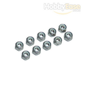 Stainless Steel 3mm Lock Nut(10pcs)