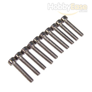 M3*16 Stainless Steel Flat Head Hex Screws(10pcs)