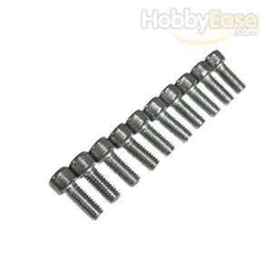 M4*10 Stainless Steel Flat Head Hex Screws(10pcs)