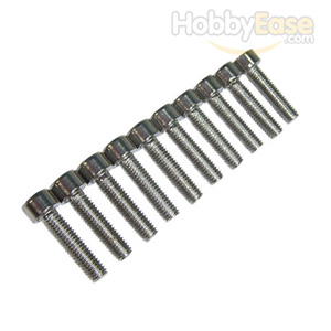 M5*20 Stainless Steel Flat Head Hex Screws(10pcs)