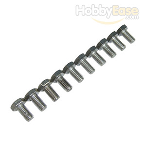 M6*12 Stainless Steel Hex Flat Head Screws(10pcs)