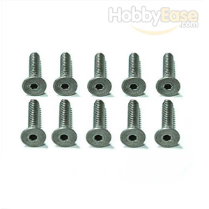 4-40*1/2 Titanium Flat Head Hex Screws 10PCS