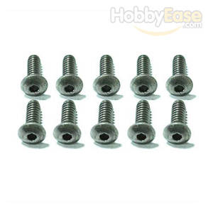 4-40*3/8 Titanium Flat Head Hex Screws 10PCS