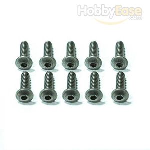 4-40*3/8 Titanium Button Head Hex Screws 10PCS