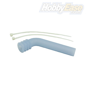 Blue 1/10 Silicone exhaust pipe deflector