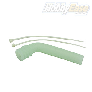 Green 1/10 Silicone exhaust pipe deflector