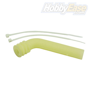 Yellow 1/10 Silicone exhaust pipe deflector