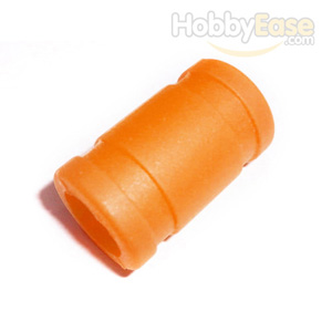 Orange 1/8 silicone exhaust coupler