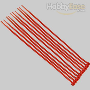 Red Nylon Cable Ties (50pcs) - 3*150mm
