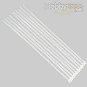 White Nylon Cable Ties (50pcs) - 3*150mm