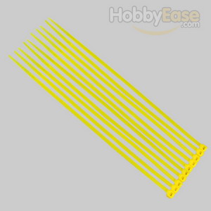 Yellow Nylon Cable Ties (50pcs) - 3*150mm