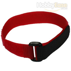 Red Hook and Loop Velcro Tie - 300mm