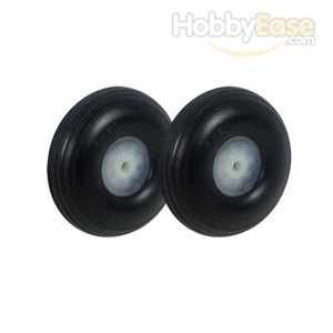 Ø1.25"*13mm Treaded Rubber Wheels 2pcs