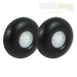 Ø5"*46mm Treaded Rubber Wheels 2pcs