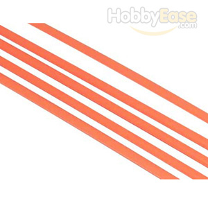 Fluorescent Orange Tie Rod Sleeves(5PCS)-Ø3.8*Ø2.3*1000mm