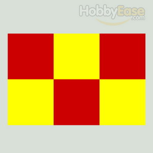 50*50mm Red-yellow Squares Covering Film -638*1000mm