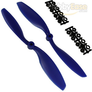 Blue Nylon 8045(8.0*4.5) Standard + Reverse Electirc Propellers 1pair