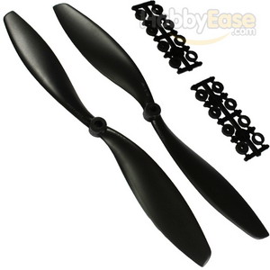 Black Nylon 1045(10*4.5) Standard + Reverse Electirc Propellers 1pair