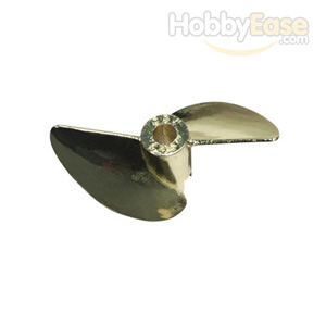 Imitation Gold Plated Aluminum Two-blade Propeller[Ø3/16]-435(D45*P1.4)
