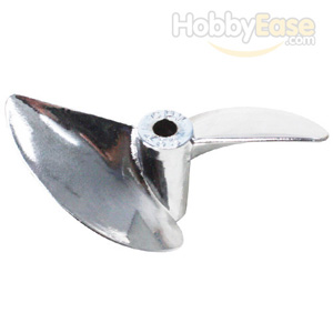 Chrome Plated Aluminum Two-blade Propeller[Ø5mm]-463(D63*P1.4)