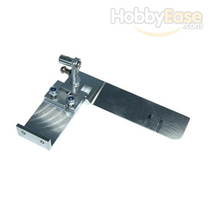 Small Silver Aluminum Rudder